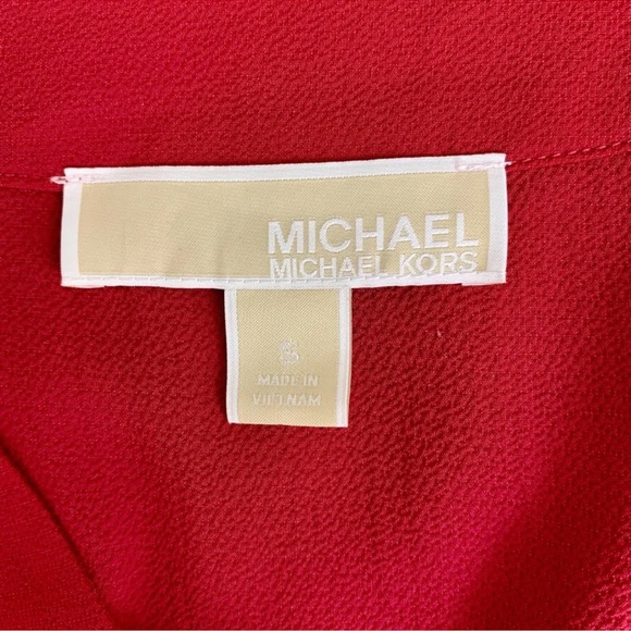 Michael Kors Bell Sleeve V-neck Blouse - Picture 4 of 4